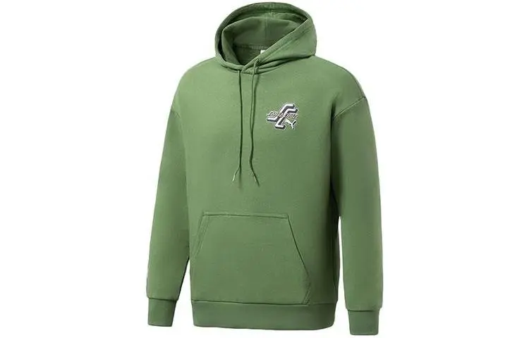 PUMA X Santa Cruz Sweatshirts Men's Green Hooded Moderate Regular