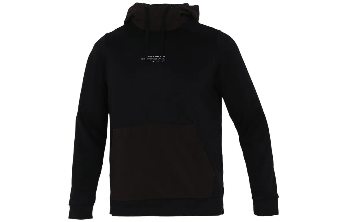 Nike Sweatshirts Men's Black Hooded Moderate