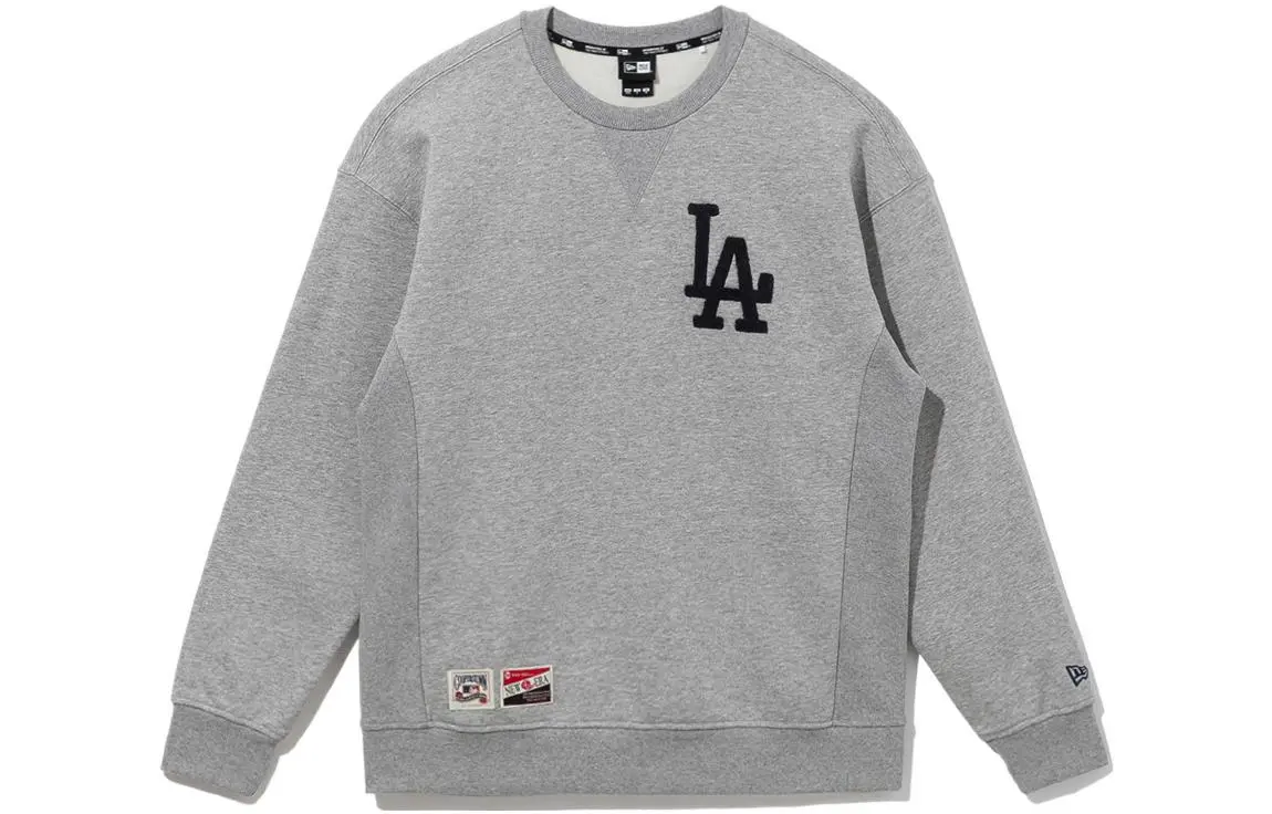 New Era Sweatshirts Unisex Gray Crew Neck Moderate Straight Fit
