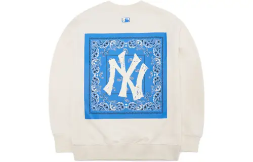 MLB Sweatshirt Fall Unisex White