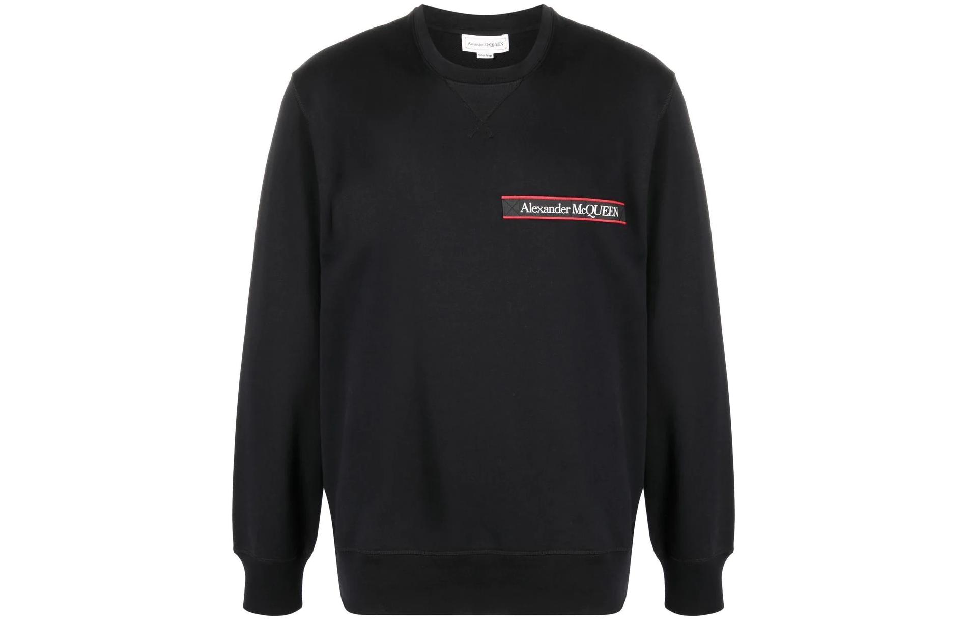 Мужская кофта Alexander Alexander McQueen/ SS22 Logo (черный)