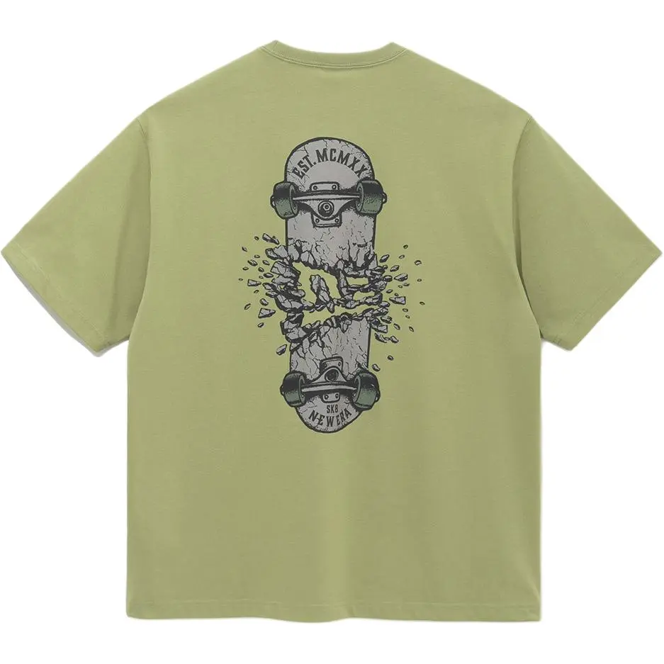 New Era SS25 T Shirt Unisex Olive Green