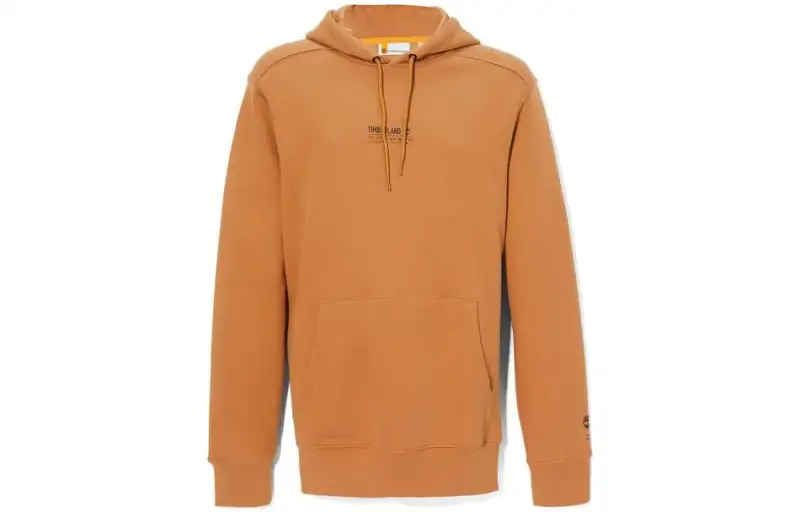 Timberland Sweatshirts Unisex Brown Hooded Moderate