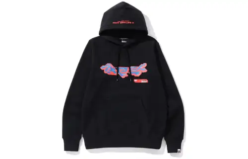 Bape Ape Graphic Pullover Hoodie