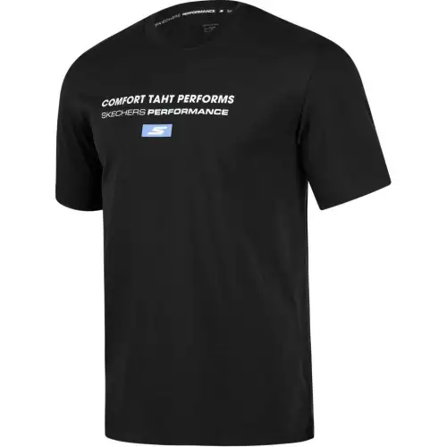 Skechers Basic Sports Collection T Shirt Men's Carbon Black