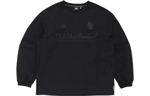 New Balance Sweatshirts Men's Black Hooded Moderate Other