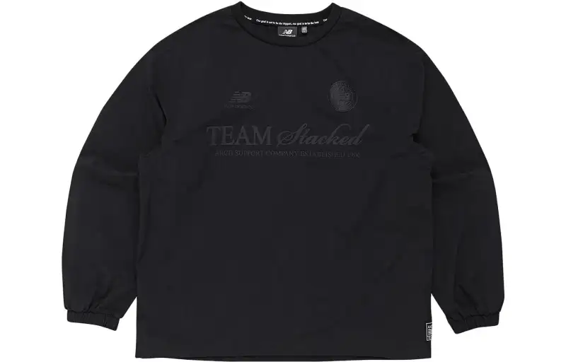 New Balance Sweatshirts Men's Black Hooded Moderate Other
