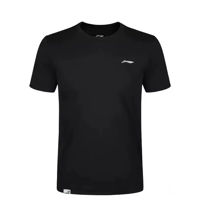 Li Ning T Shirts Unisex Crew Neck Thin Straight Fit