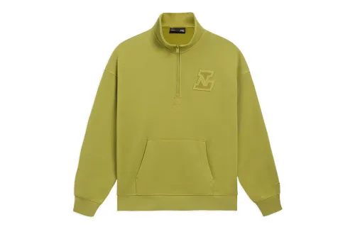 Li Ning Sports Fashion Collection Sweatshirts Unisex Evergreen Branch Stand Collar Moderate Other