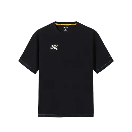 Anta Basketball Collection T Shirt Unisex Black