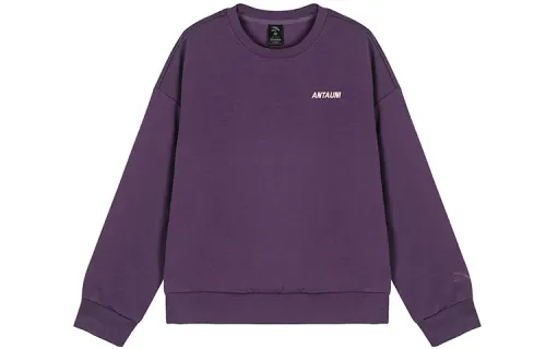 Anta Lifestyle Collection Women's Outdoor Collection Sweatshirt Unisex Crimson Purple