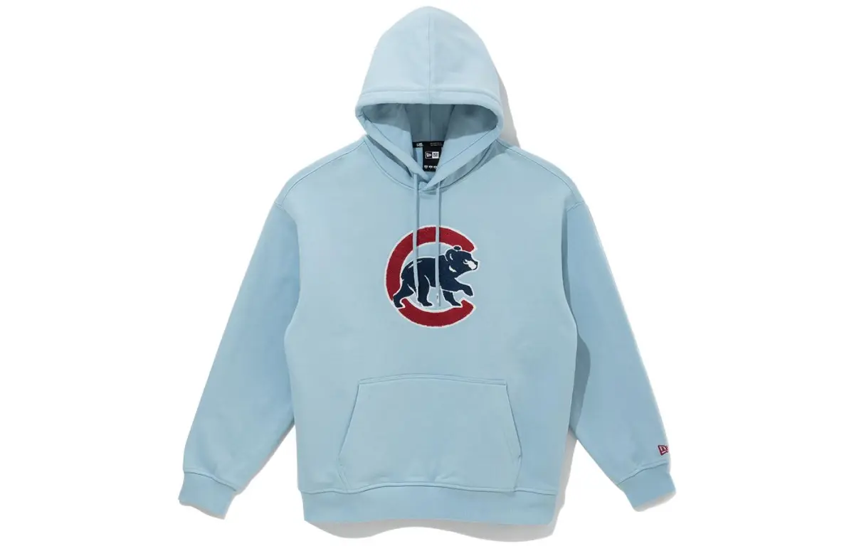 New Era Sweatshirts Men's Blue Hooded (Non-detachable) Moderate