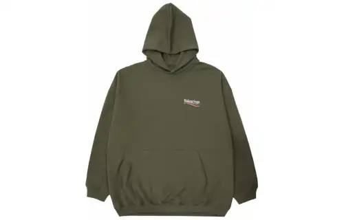 Balenciaga Sweatshirt, Loose Fit Men's Green