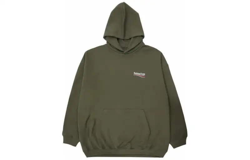 Balenciaga Sweatshirt, Loose Fit Men's Green