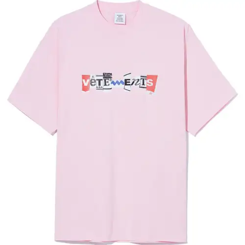 Vetements Mixed Logo T Shirt