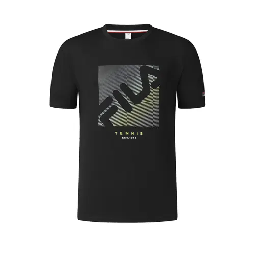 FILA Athletics Tennis T Shirt Men's Pitch Black