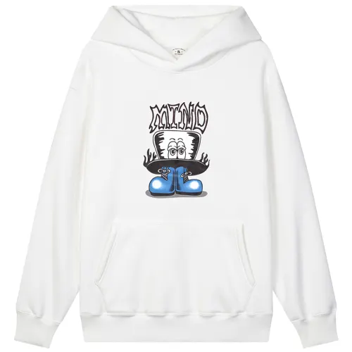 MIND ERROR Sweatshirts Unisex Hooded Thickened Regular