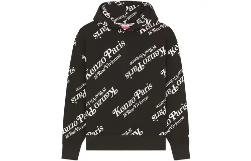 KENZO All Over Logo Printed Hoodie