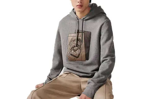 HERMES SS23 Sweatshirt Men's Gray