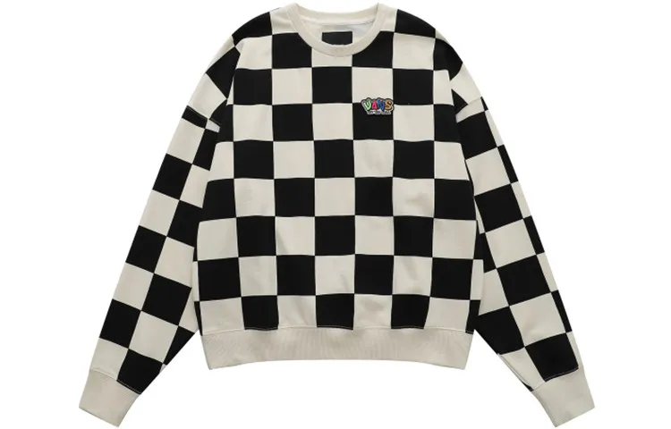 Vans Sweatshirts Unisex Black Crew Neck Moderate Straight Fit