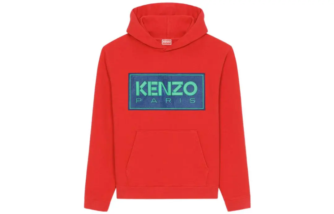 Kenzo logo-print cotton hoodie