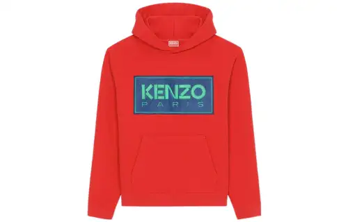 Kenzo logo-print cotton hoodie