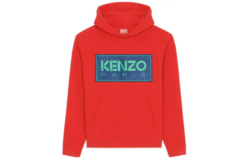 Kenzo logo-print cotton hoodie