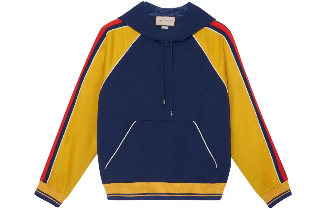 GUCCI Gg Supreme Colorblock Hoodie