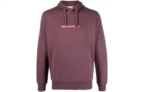 STONE ISLAND Sweatshirts Men's Burgundy Hooded Moderate