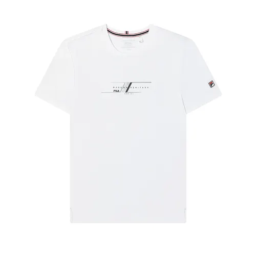 FILA MODERN HERITAGE T Shirt Men's Standard White