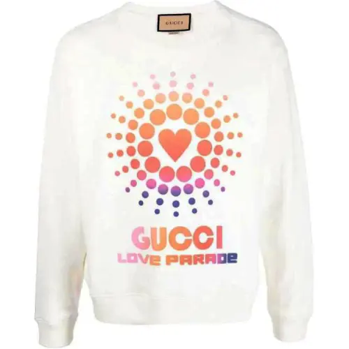 GUCCI Logo Printed Long-Sleeved Sweatshirt