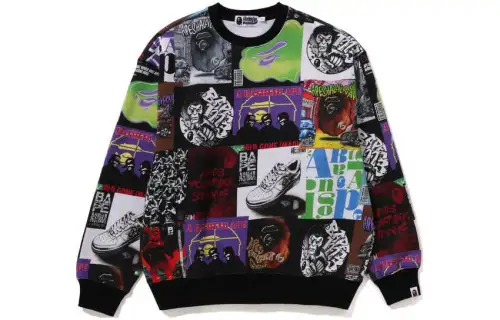 A BATHING APE Sweatshirt Unisex Black