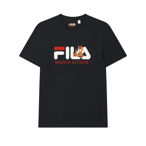FILA x Maison Kitsune Little Fox T Shirt Men's Legend Blue