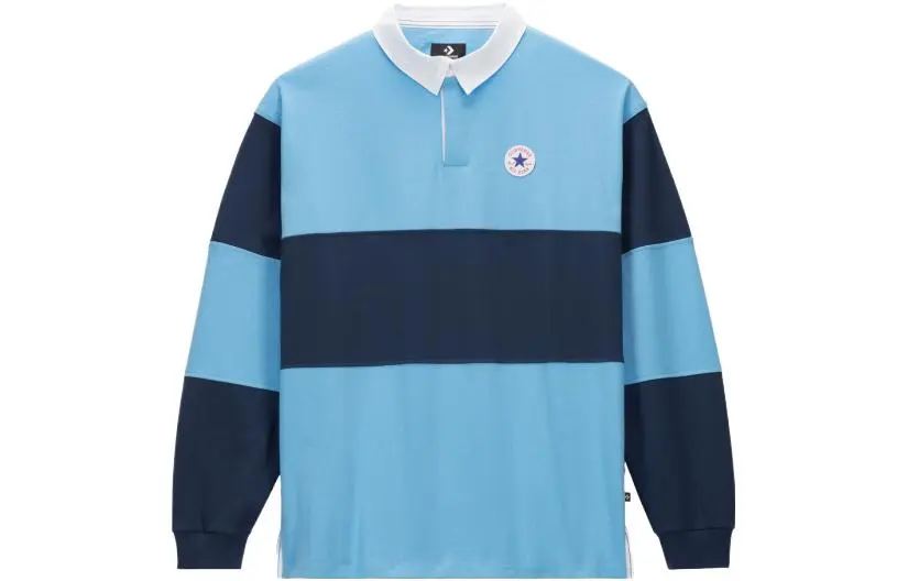 Converse Sweatshirts Men's Blue Lapel Moderate Regular