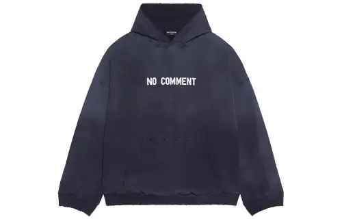 Balenciaga No Comment Hoodie Wide Fit