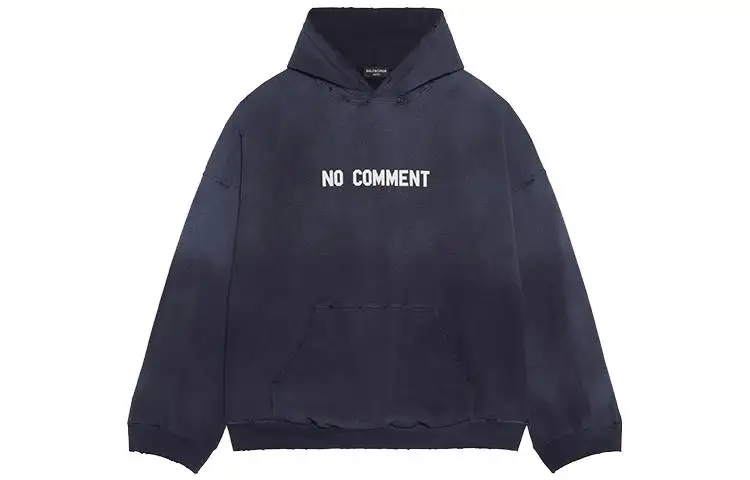 Balenciaga No Comment Hoodie Wide Fit