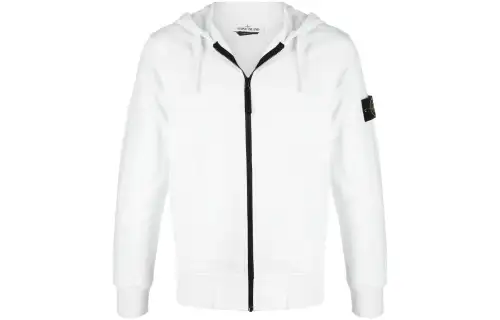STONE ISLAND Sweatshirts Men's White Hooded Moderate