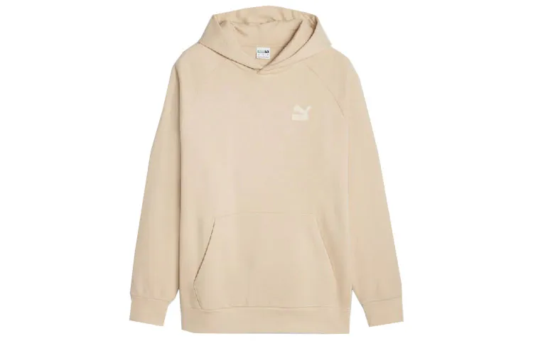 PUMA Sweatshirts Unisex Beige Hooded Moderate Other