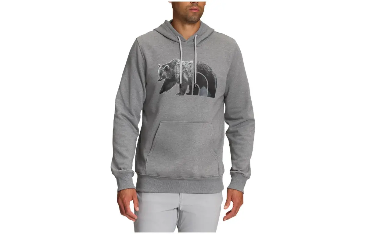THE NORTH FACE TNF™ Bear Pullover Hoodie Sweatshirt Men's Gray