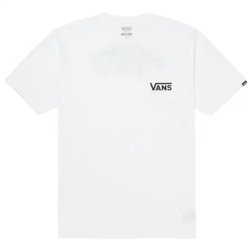 Vans T Shirts Unisex White Crew Neck Thin Straight Fit