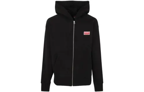 【Previous Season】logo-embroidered stretch-cotton hoodie
