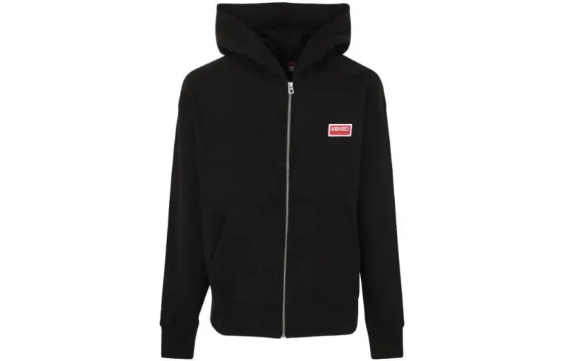 【Previous Season】logo-embroidered stretch-cotton hoodie