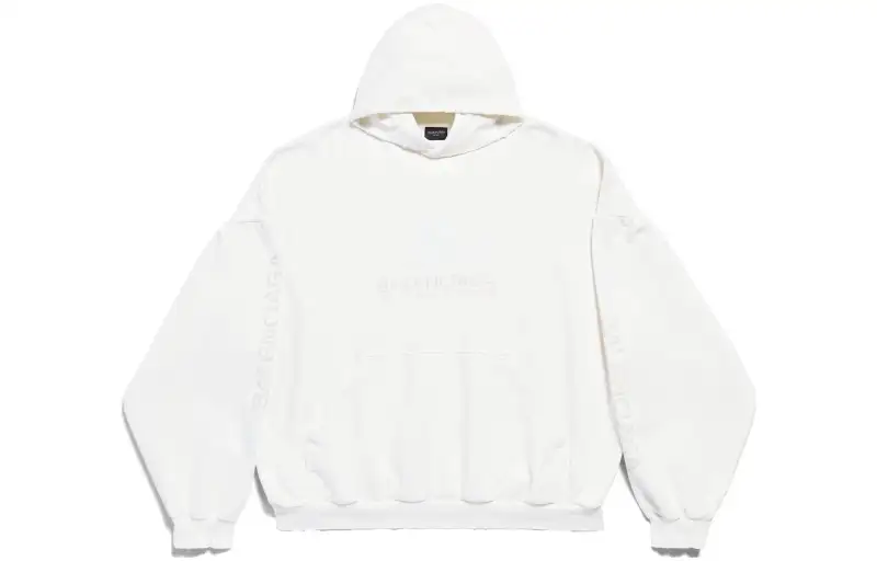 Balenciaga Logo Printed Hoodie
