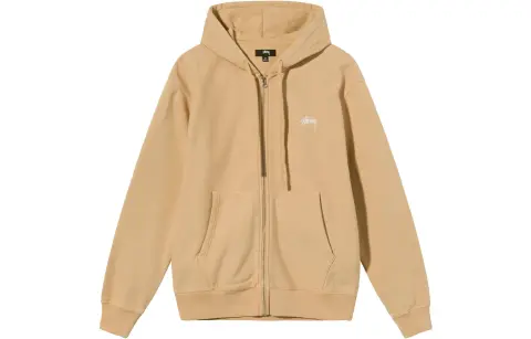 Stussy Stock Logo Zip Hoodie