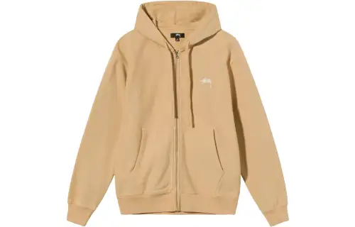 Stussy Stock Logo Zip Hoodie