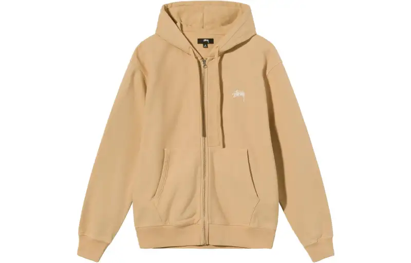 Stussy Stock Logo Zip Hoodie