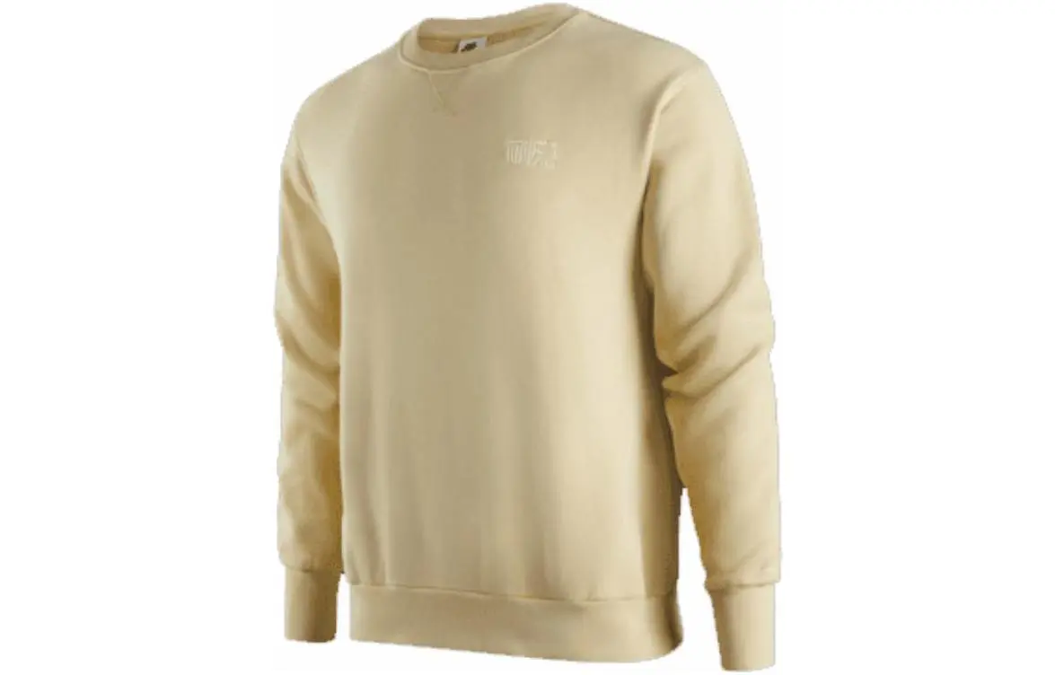 Nike NAI-KE Cha Sweatshirts Men's Team Gold Crew Neck Moderate