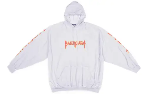 Balenciaga Women's Metal Vintage Oversized Hoodie