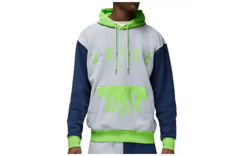 Jordan Flight Fleece Pullover Hoodie Sweatshirt Men's Multicolor