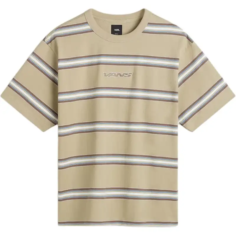Vans Stripe Mesa T Shirt Men's Light Umber